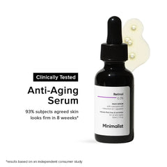 Minimalist Retinol 0.3% Anti Aging Face Serum 30ml