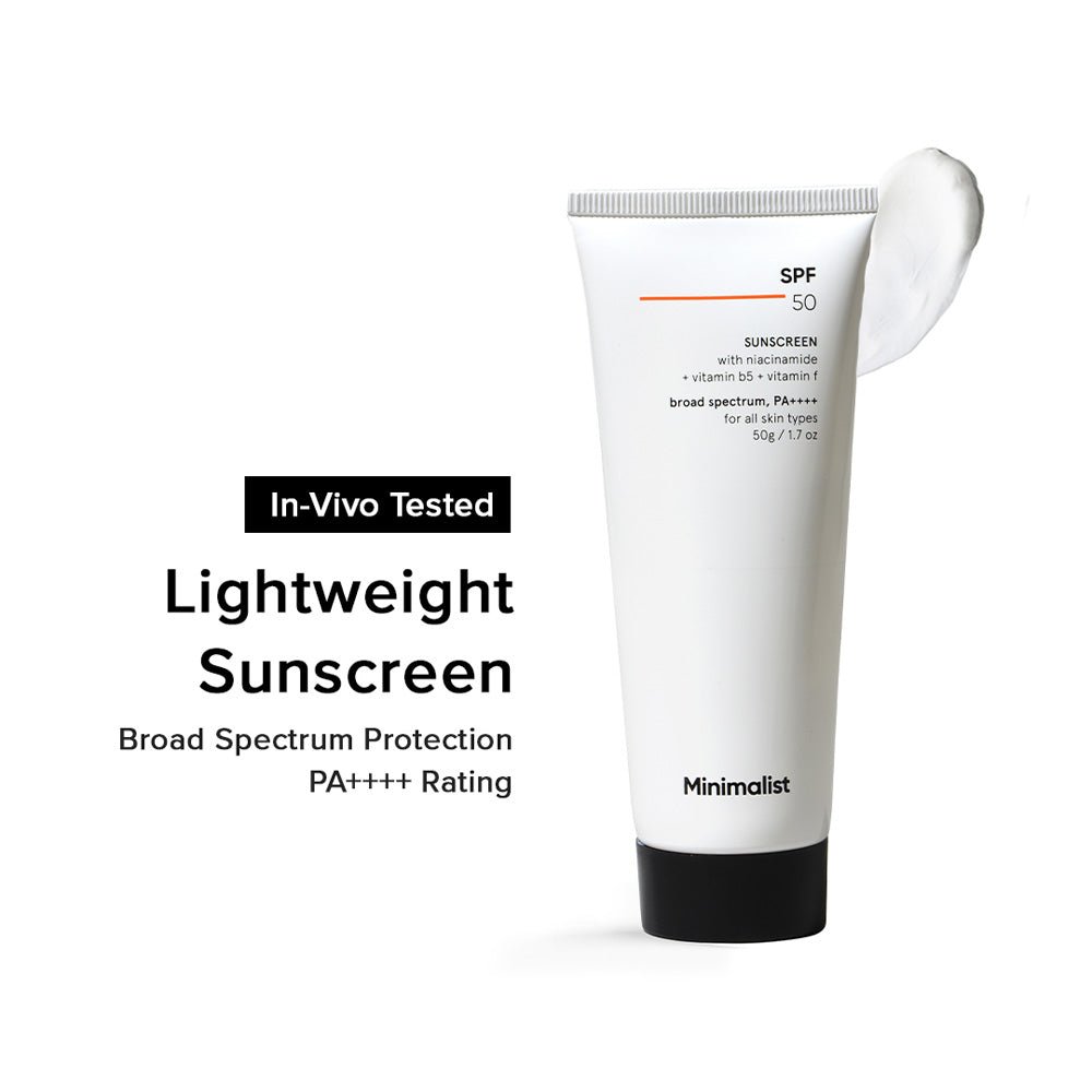 Minimalist Sunscreen SPF 50 PA++++ with Niacinamide 50g
