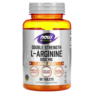 NOW Foods, L-Arginine, 1,000 mg,Tablets