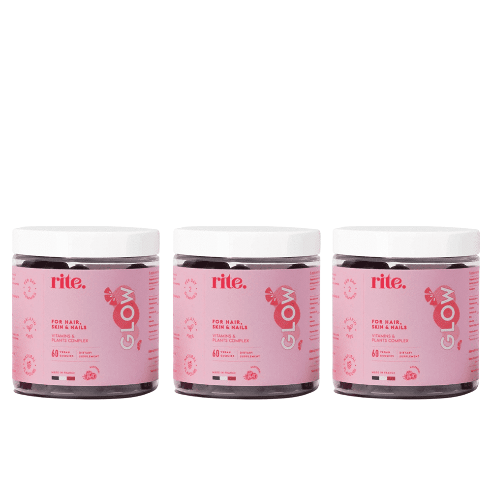 Rite Glow Vegan Gummies 3 Pack Set