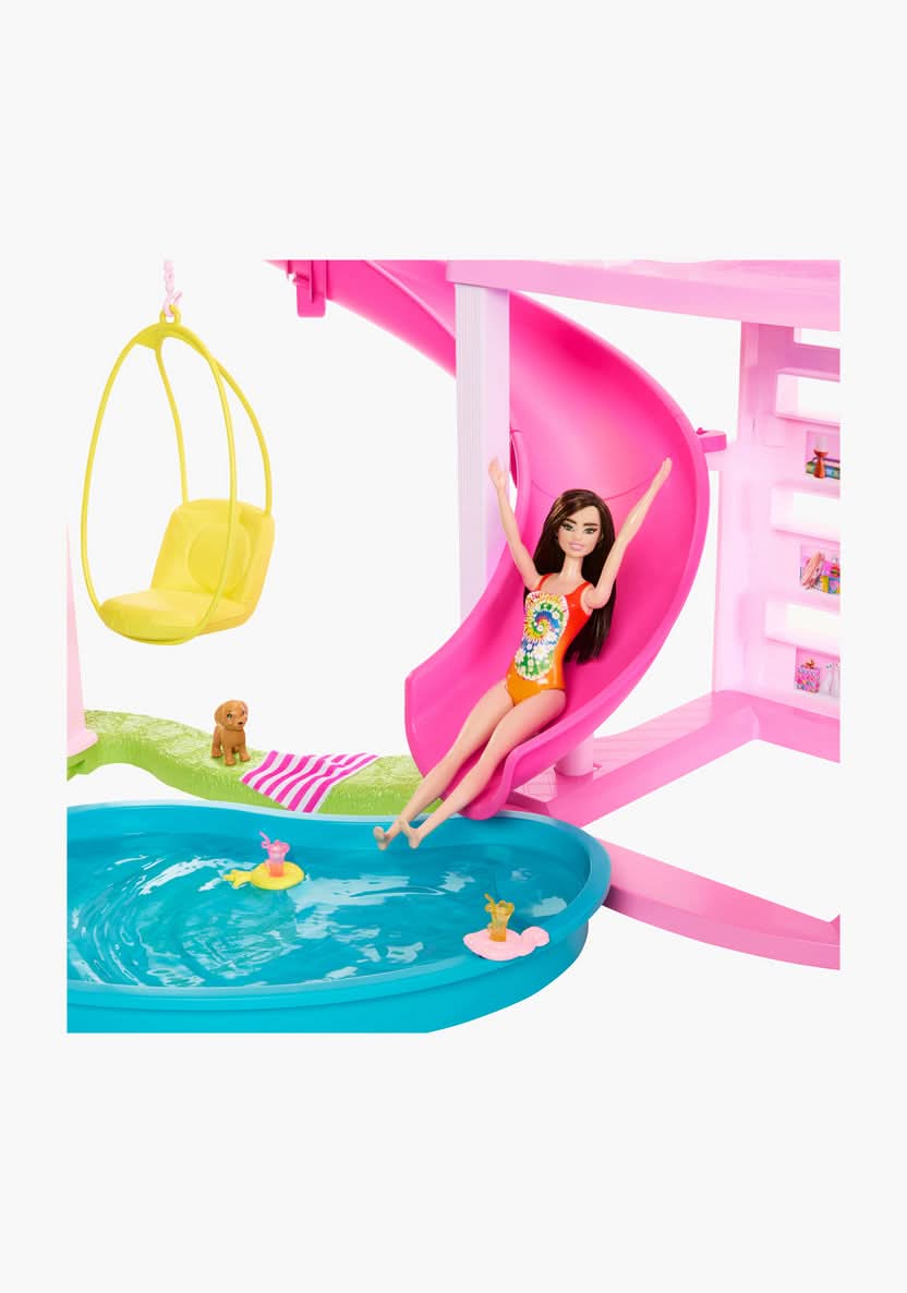 Barbie 75-Piece Dreamhouse Doll House Playset
