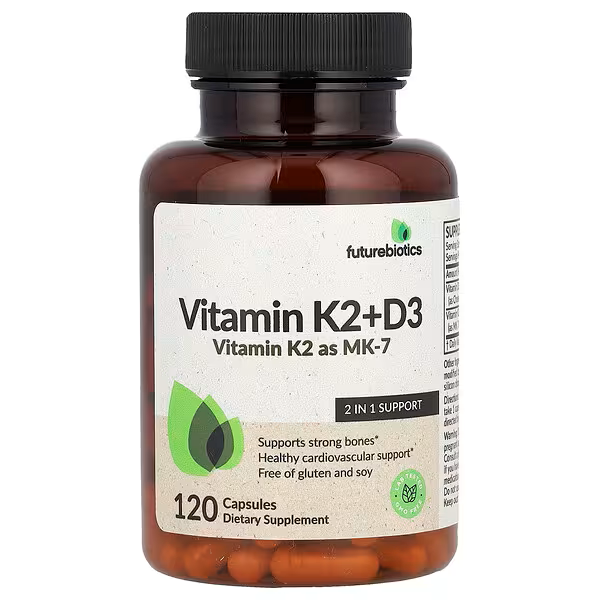 Futurebiotics, Vitamin K2 + D3 Capsules