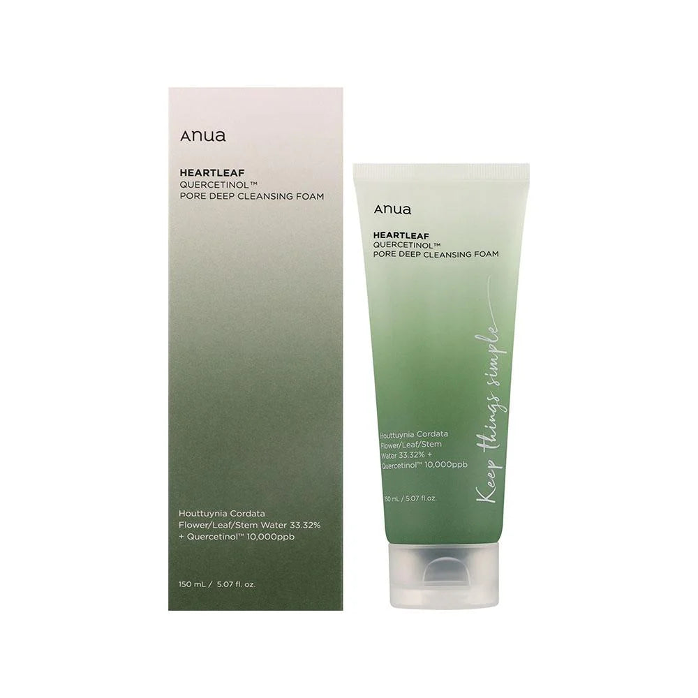 Anua - Heartleaf Quercetinol Pore Deep Cleansing Foam (150ml)