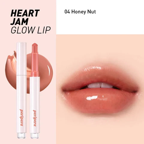 peripera - Heart Jam Glow Lip - 6 Colors