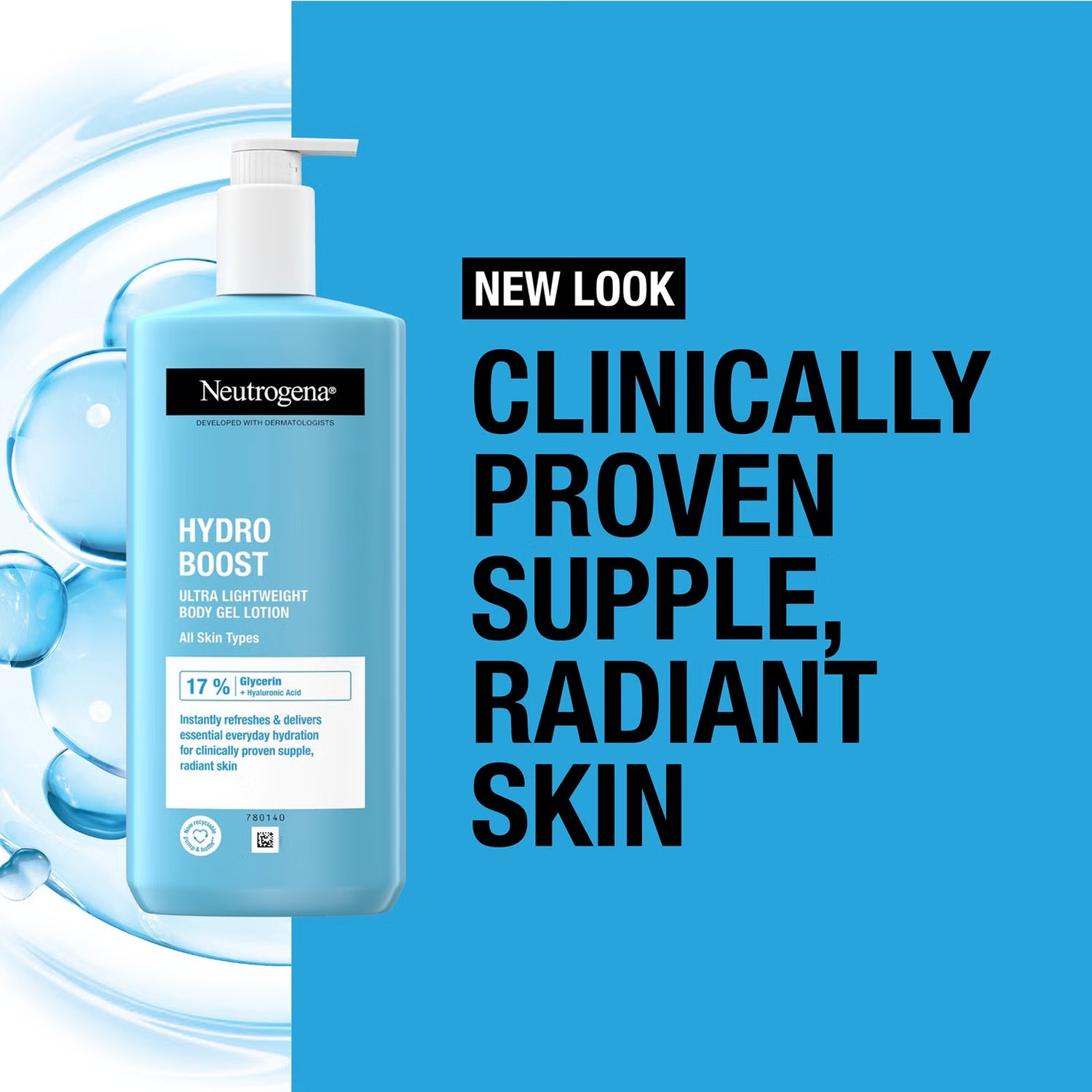 Neutrogena Hydro Boost Body Gel Cream Moisturiser for Normal to Dry Skin 400ml