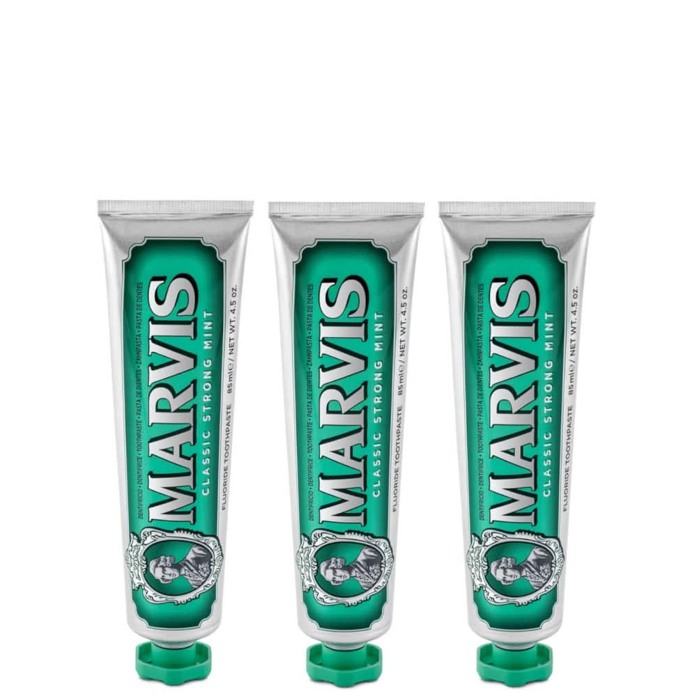 Marvis Classic Strong Mint Toothpaste Bundle (3x85ml)