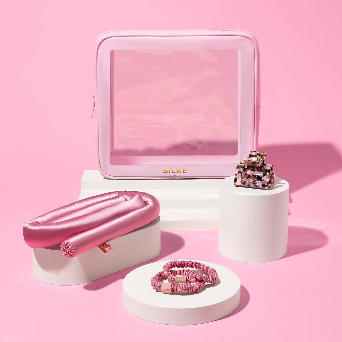 SILKE London Heatless Curler - Pink