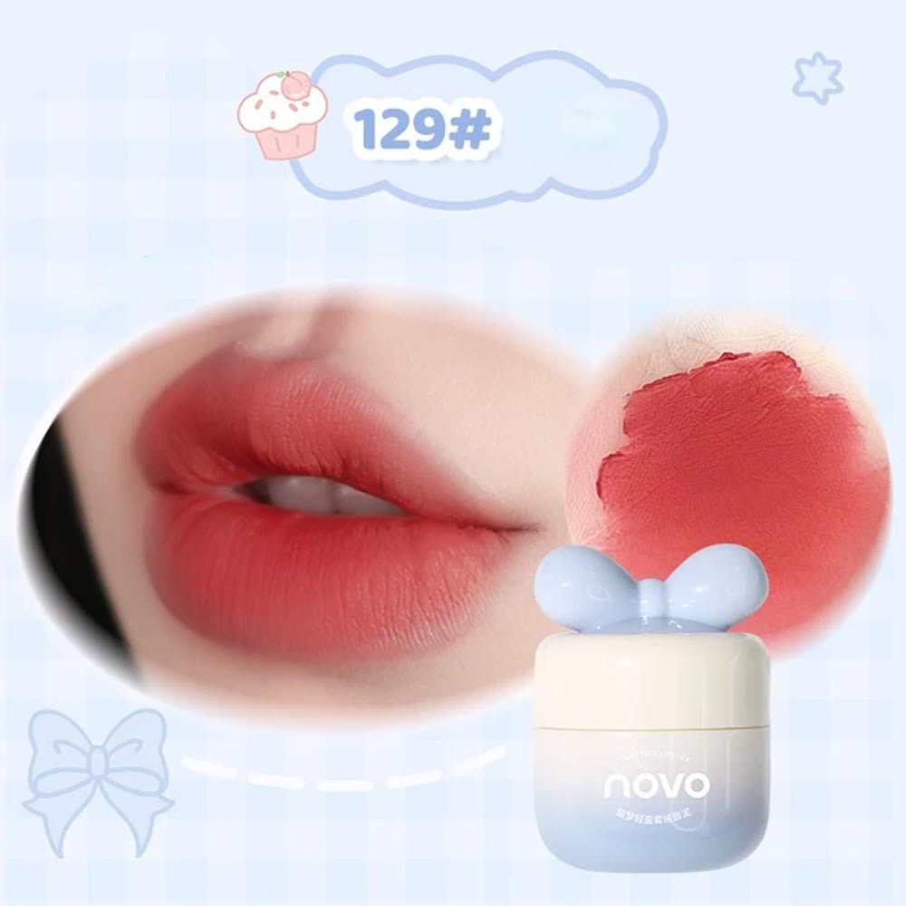 NOVO - Bow Design Matte Lip Cream - 4 Colours