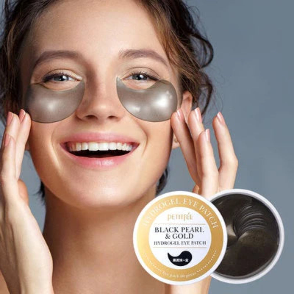 PETITFEE - Black Pearl & Gold Eye Patch 60pcs
