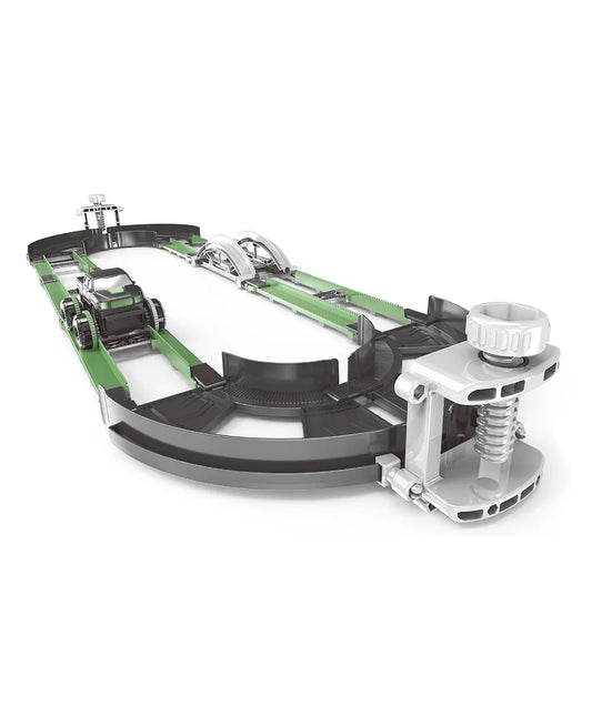 STEM B/O lights stunt roll rail car