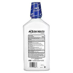 ACT, Dry Mouth Anticavity Fluoride Mouthwash with Xylitol, Alcohol Free, Soothing Mint, 33.8 fl oz (1 L)