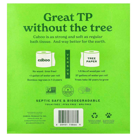 Caboo, Tree Free TP, 4 Double Rolls