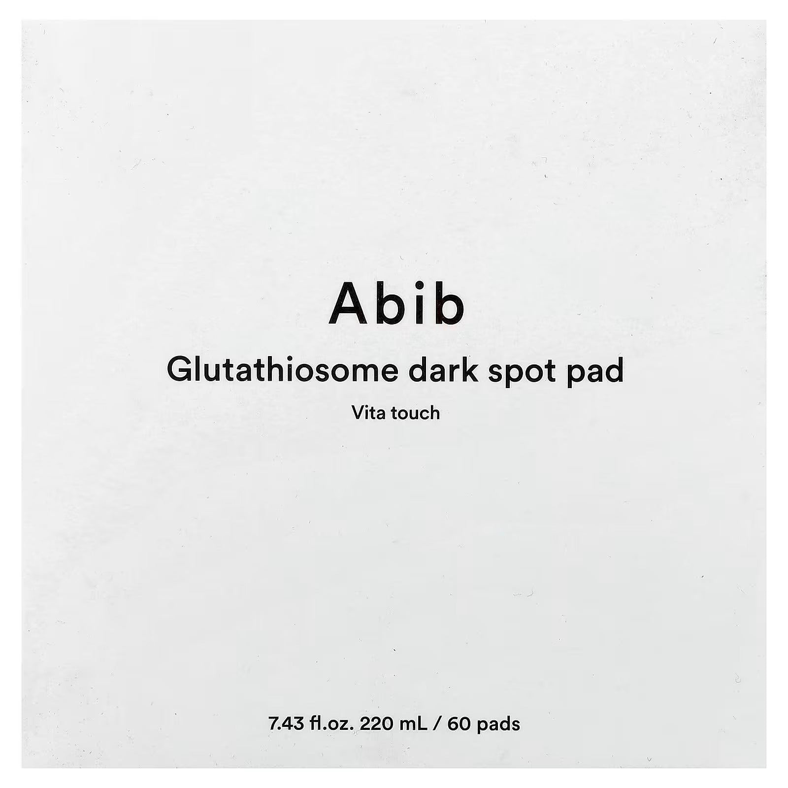Abib, Glutathiosome Dark Spot Pad, Vita Touch, 60 Pads