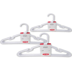 GAB Plastic, Plastic Hangers, Black, Pack of 15