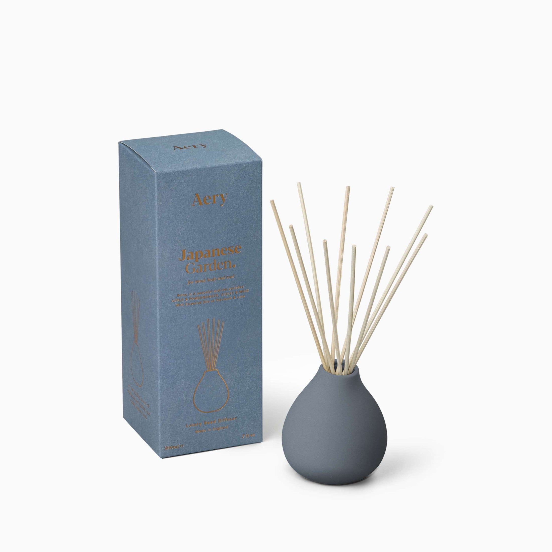 Aery Japanese Garden Reed Diffuser, 200ml