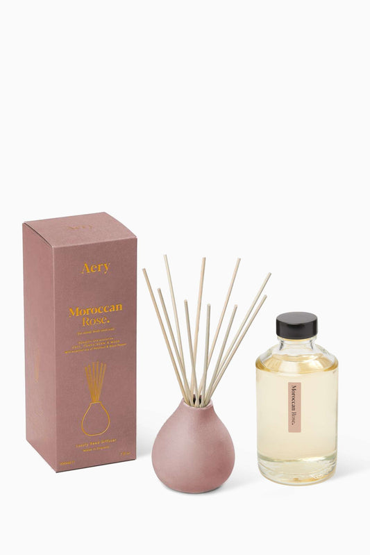 Aery Moroccan Rose Reed Diffuser, 200ml