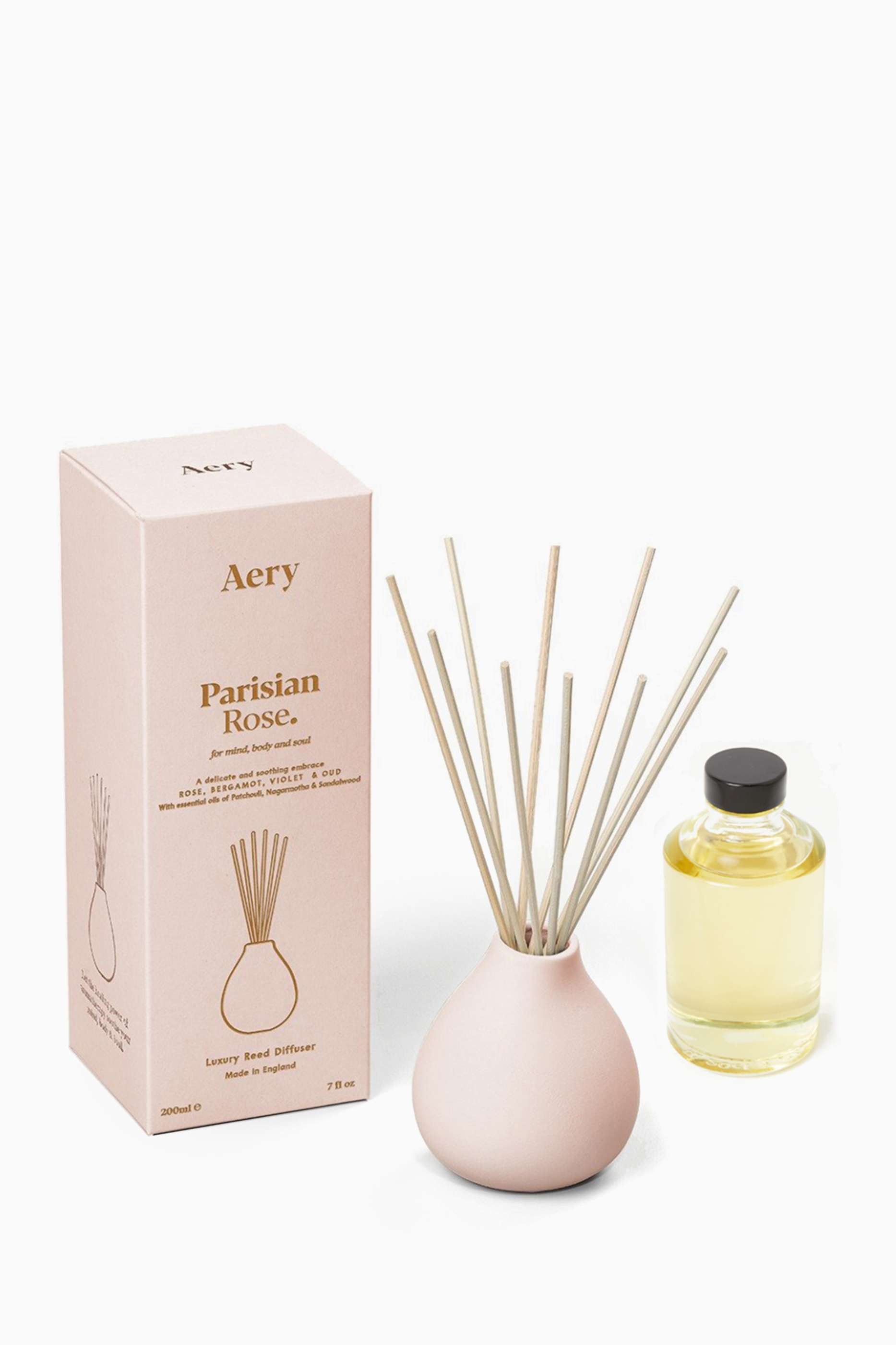 Aery Parisian Rose Diffuser, 200ml