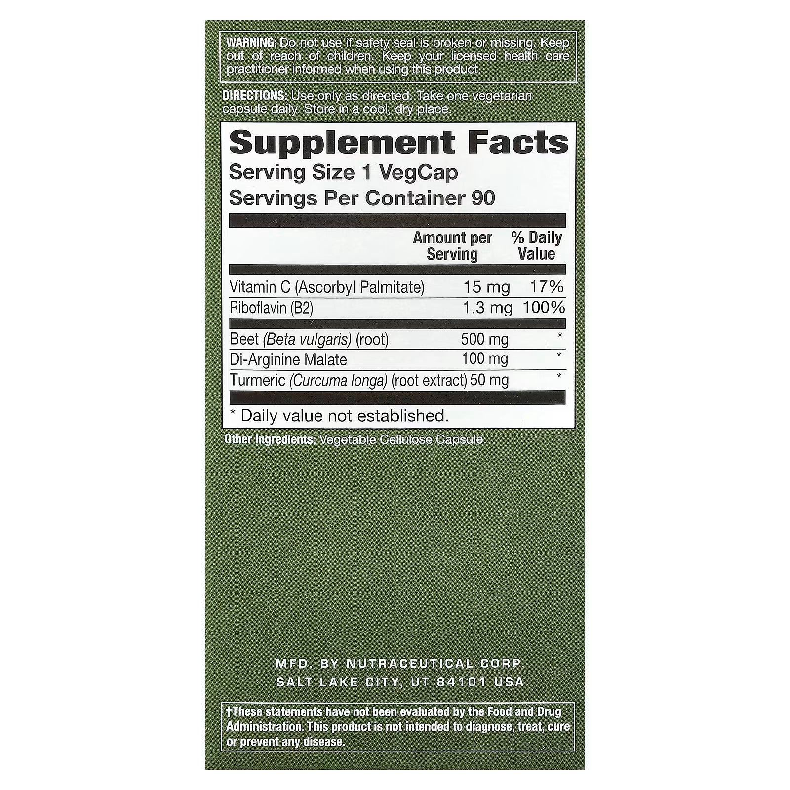 Action Labs, For Men, Ticker Tonic™, Beet Root Caps, 90 VegCaps