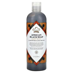 Nubian Heritage, African Black Soap, Body Wash, 13 fl oz (384 ml)