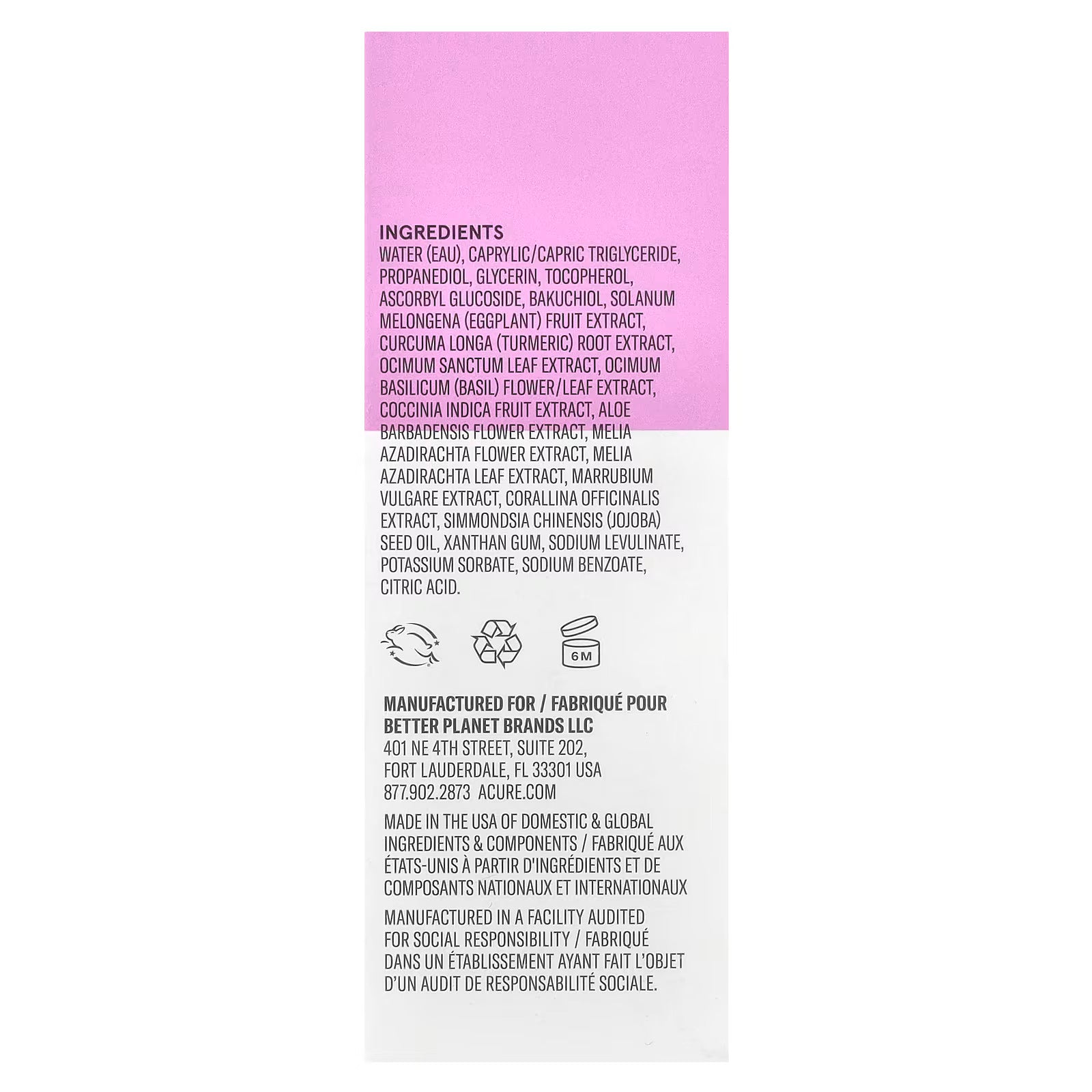 ACURE, Radically Rejuvenating Dual Phase Bakuchiol Serum™, 0.67 fl oz (20 ml)
