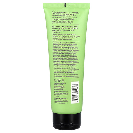 ACURE, Curiously Clarifying Conditioner, Lemongrass & Argan, 8 fl oz (236 ml)