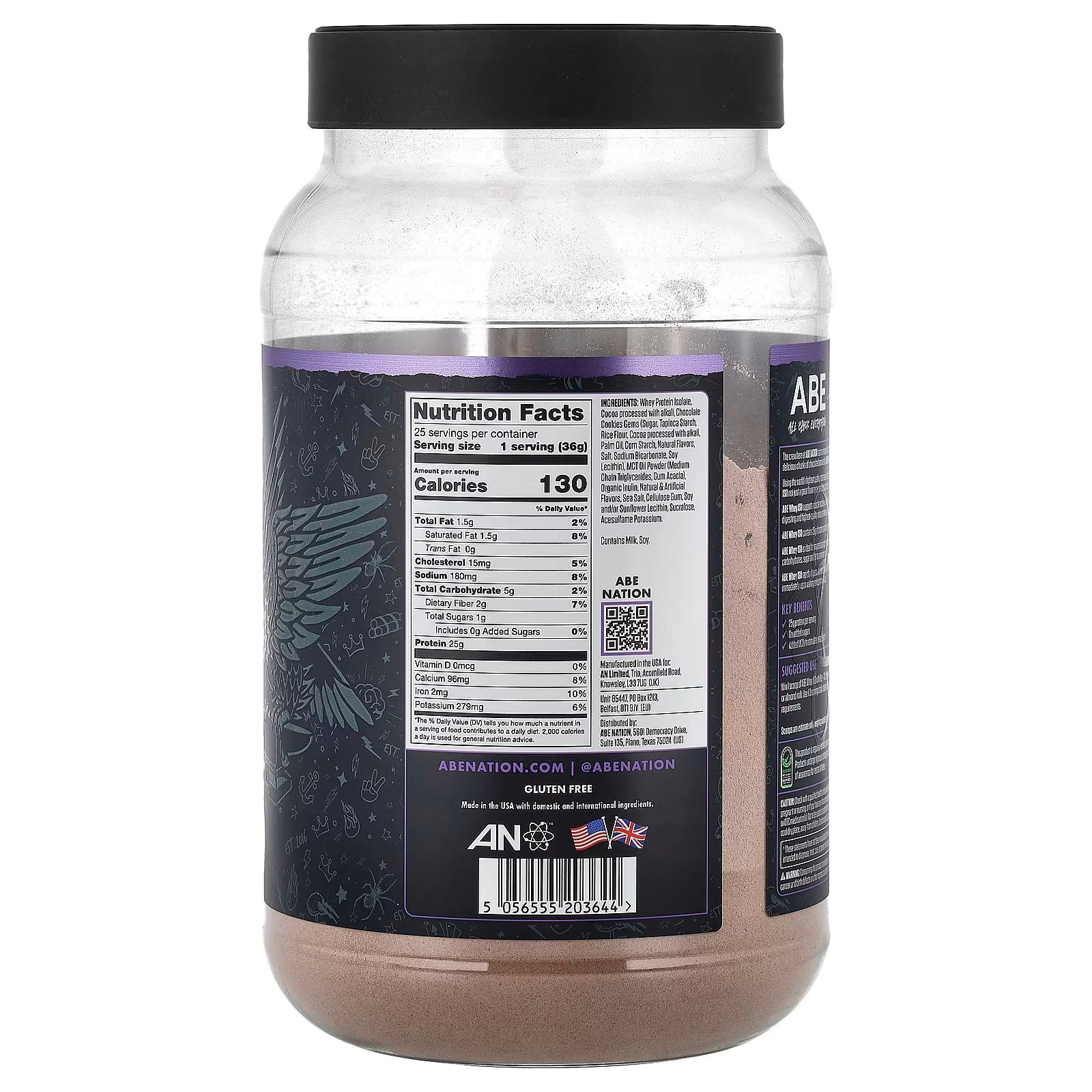 ABE, Whey ISO, Brownie Batter, 2 lbs (907 g)