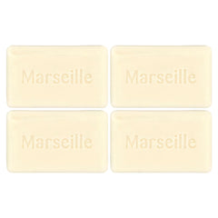A La Maison de Provence, Hand & Body Bar Soap, Sweet Almond, 4 Bars, 3.5 oz (100 g) Each