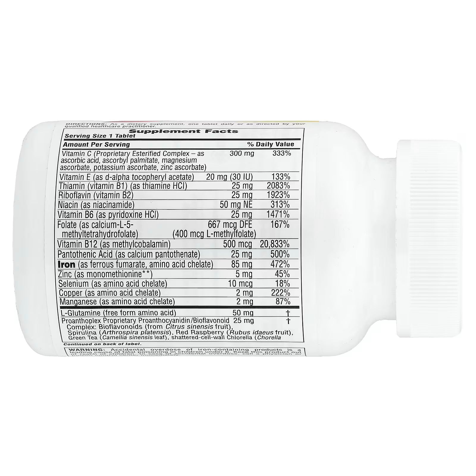 NaturesPlus, Hema-Plex®, Iron with Essential Nutrients for Healthy Red Blood Cells, 60 Slow-Release Tablets