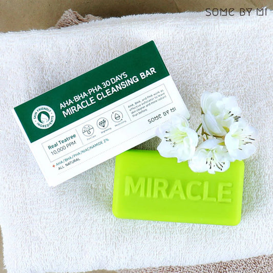 SOME BY MI - AHA, BHA, PHA 30 Days Miracle Cleansing Bar 1pc