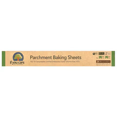 If You Care, Parchment Baking Sheets, 24 Pre-Cut Sheets, 200 sq in (13 in x 16 in) Each