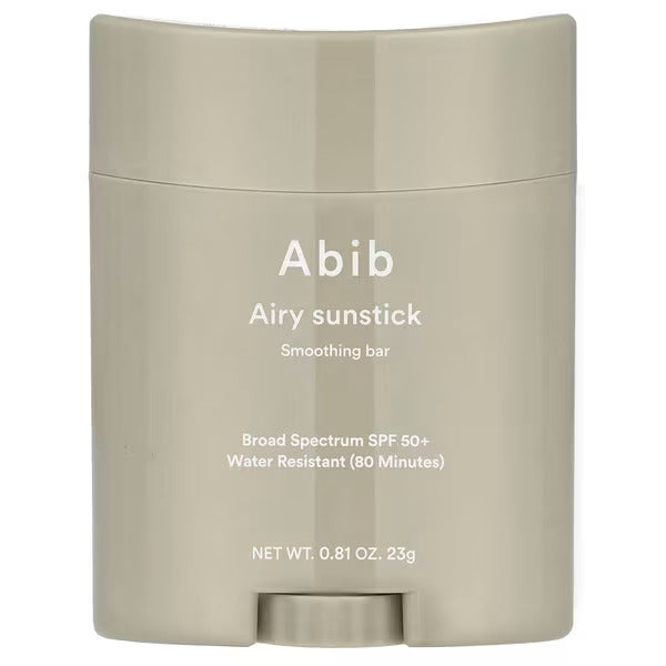 Abib, Airy Sunstick Smoothing Bar, SPF 50+, 0.81 oz (23 g)