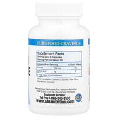 Absolute Nutrition, Sodium Butyrate, 60 Capsules