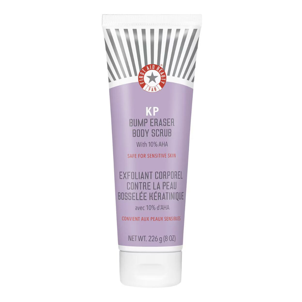 مقشر الجسم First Aid Beauty KP Bump Eraser مع 10% من أحماض ألفا هيدروكسي (AHA) 8 أونصة