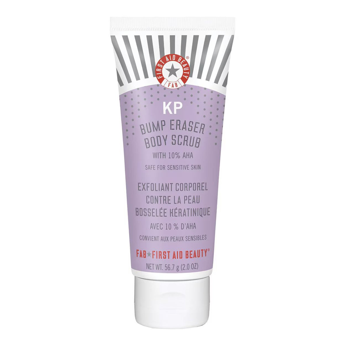 مقشر الجسم First Aid Beauty KP Bump Eraser مع 10% من أحماض ألفا هيدروكسي (AHA) 8 أونصة