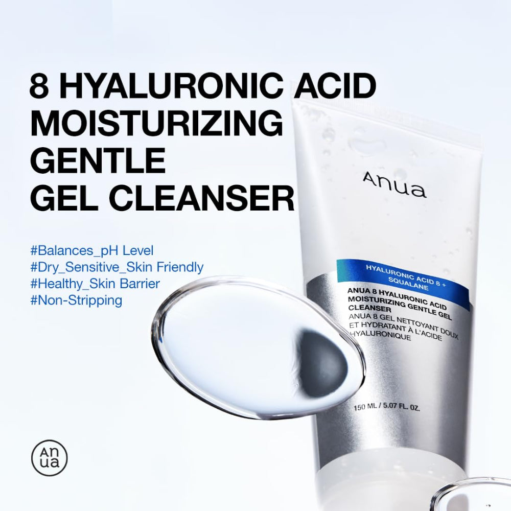 Anua - 8 Hyaluronic Acid Moisturizing Gentle Gel Cleanser 150ml