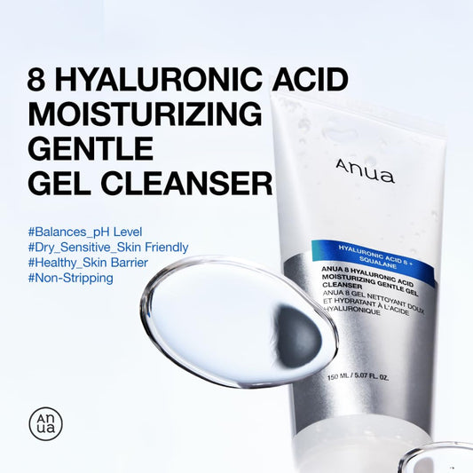 Anua - 8 Hyaluronic Acid Moisturizing Gentle Gel Cleanser 150ml