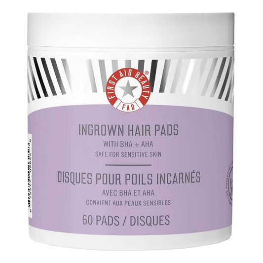 First Aid Beauty Ingrown Hair Pads with BHA and AHA 60 pads