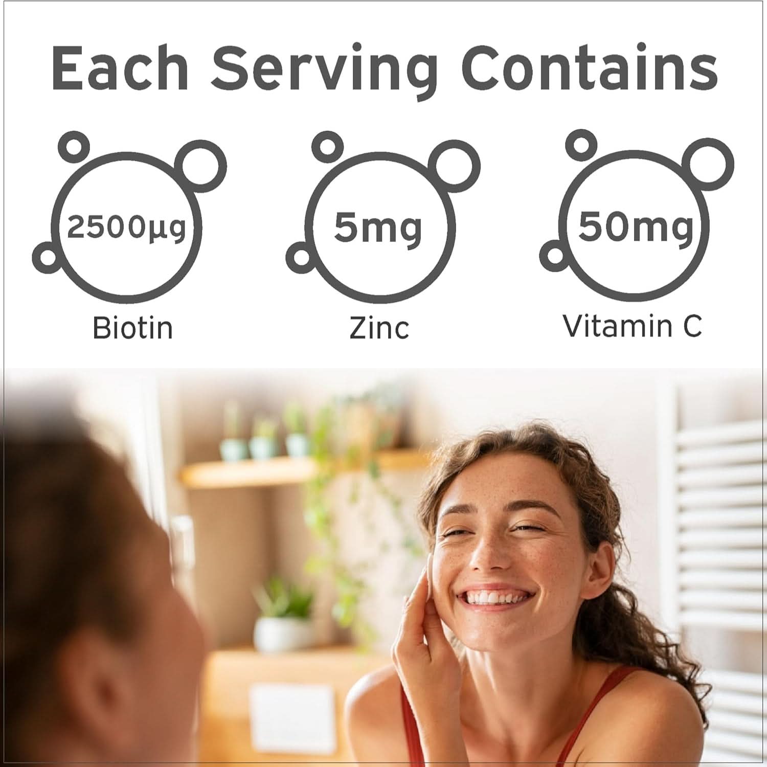 Nutriburst Biotin PowerPlus - 60 Gummies
