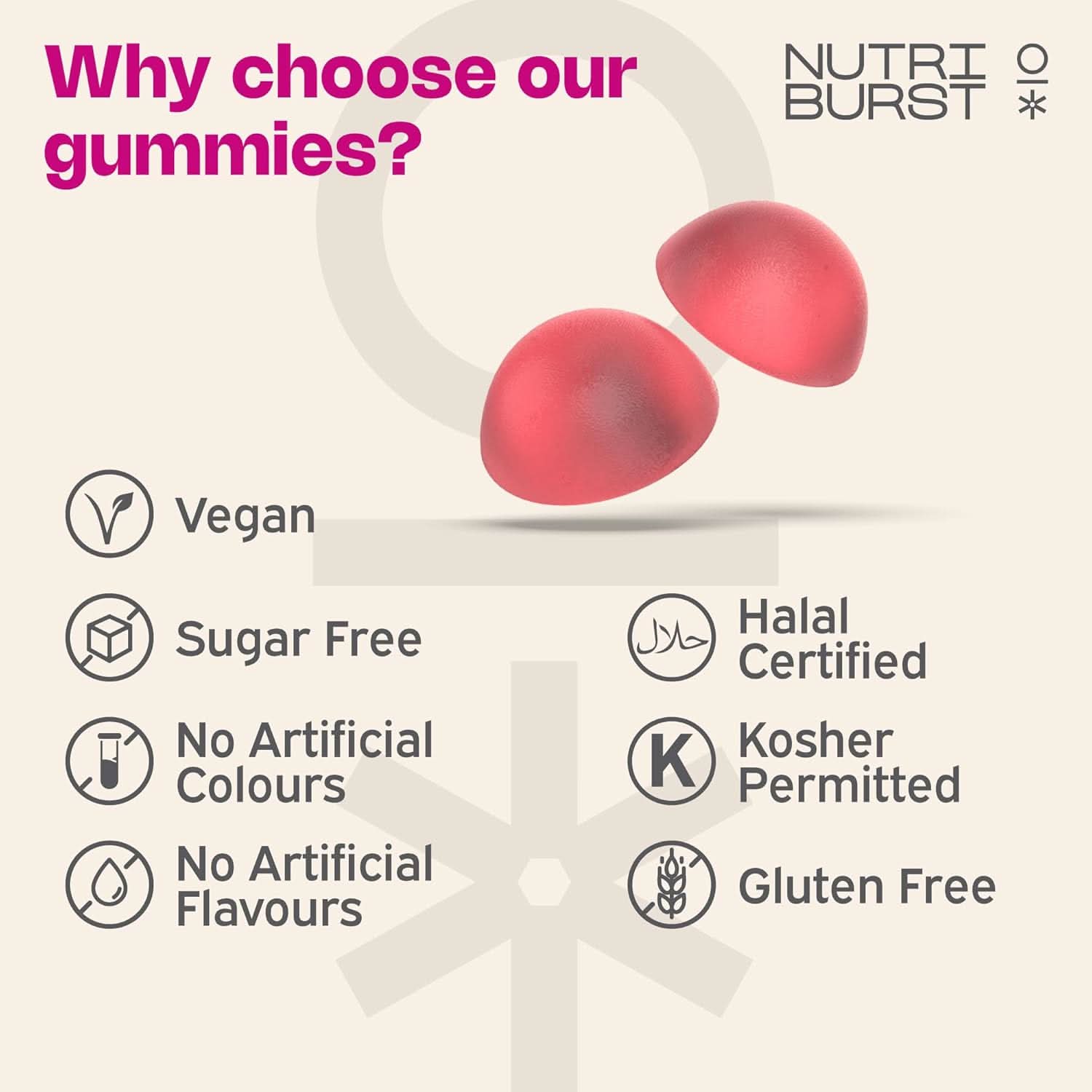 Nutriburst Collagen Revive - 60 Gummies