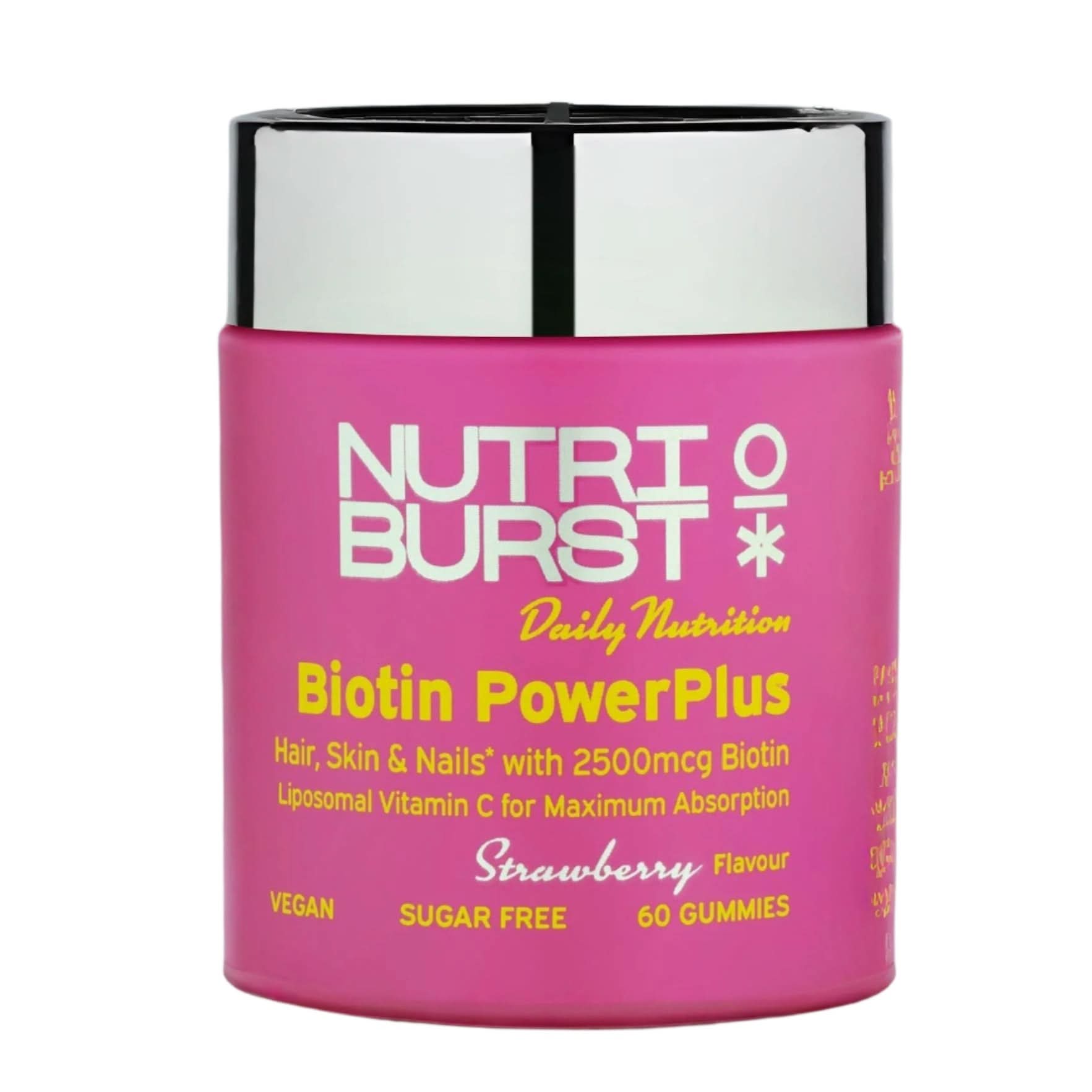 Nutriburst Biotin PowerPlus - 60 Gummies