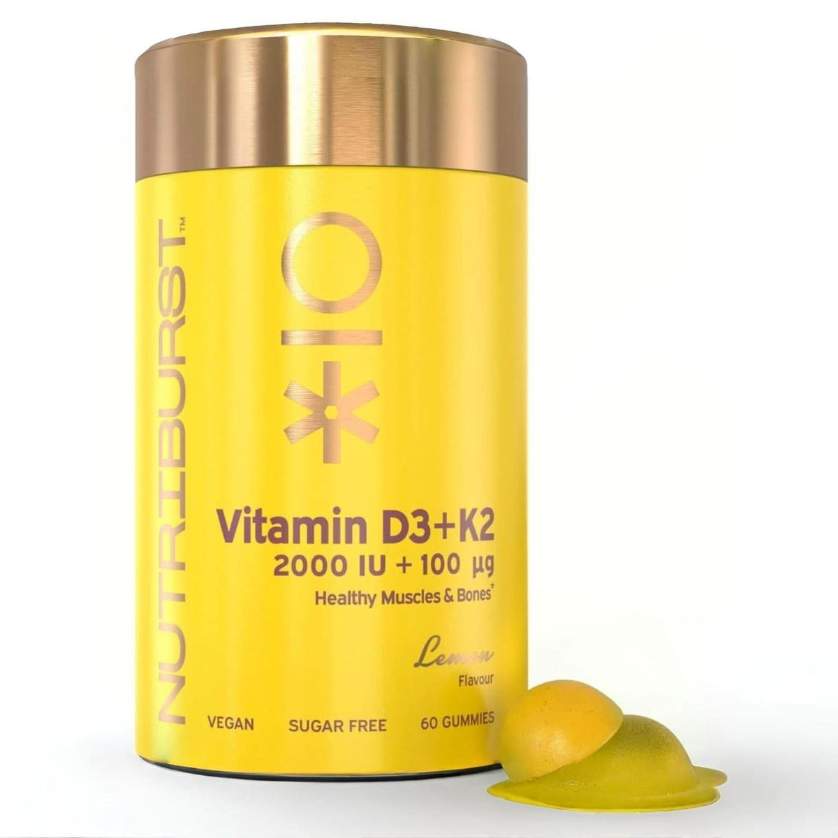 Nutriburst Vitamin D3 + K2 60 Gummies