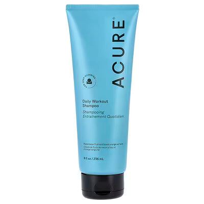 ACURE, Daily Workout Shampoo, Watermelon Fruit and Blood Orange Extracts, 8 fl oz (236 ml)