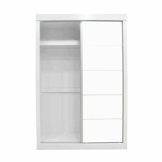 Supreme 2Door Compact Sliding Door Wardrobe W/Mirrors