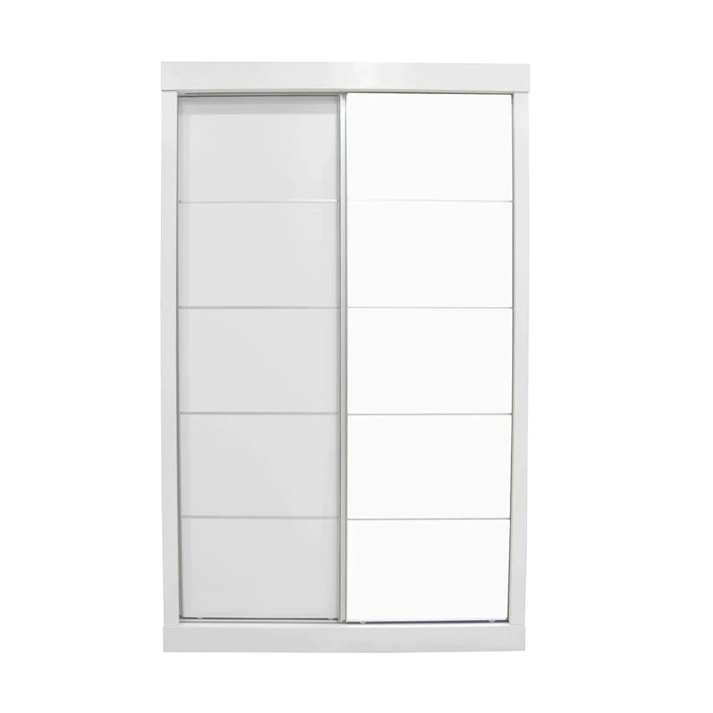 Supreme 2Door Compact Sliding Door Wardrobe W/Mirrors