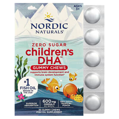 Nordic Naturals Children's DHA Gummies, 600mg - 30 Gummies
