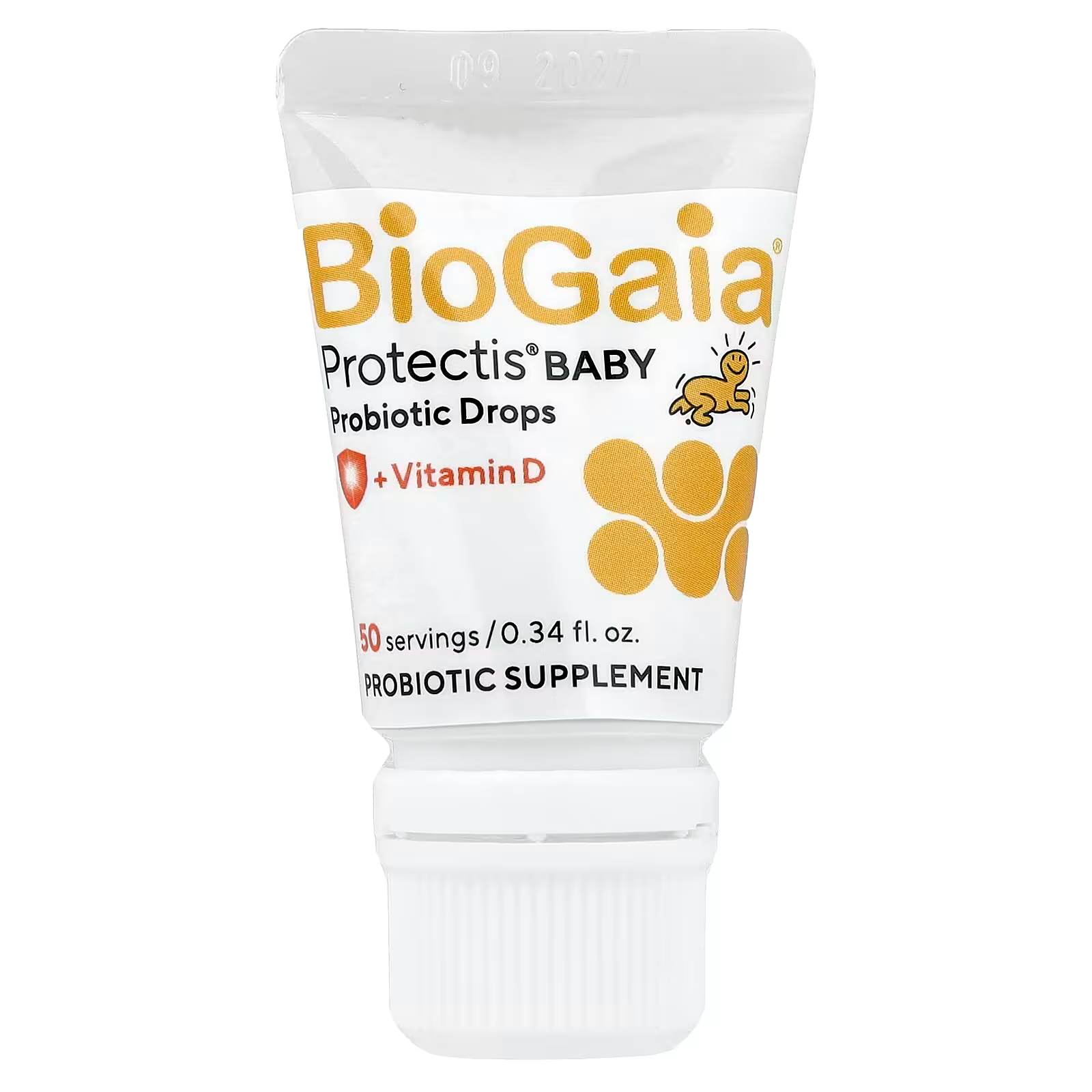 BioGaia Probiotics Drops With Vitamin D for Baby, Infants, Newborn and Kids Colic, Spit-Up, Constipation and Digestive Comfort, 1 Pediatrician Recommended Probiotic for Colic, 10 ML, 0.34 oz, 1 Pack
