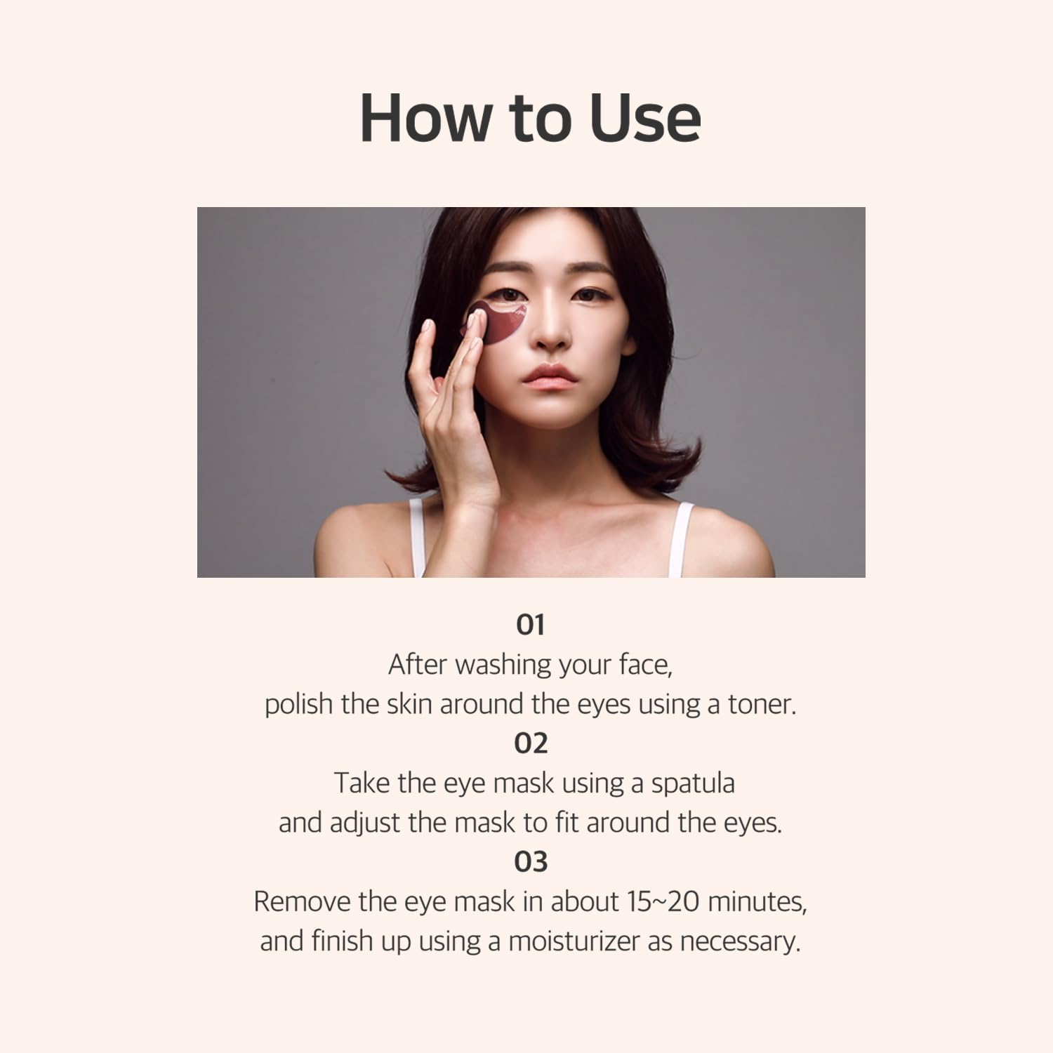 PETITFEE - CACAO Energizing Hydrogel Eye Mask