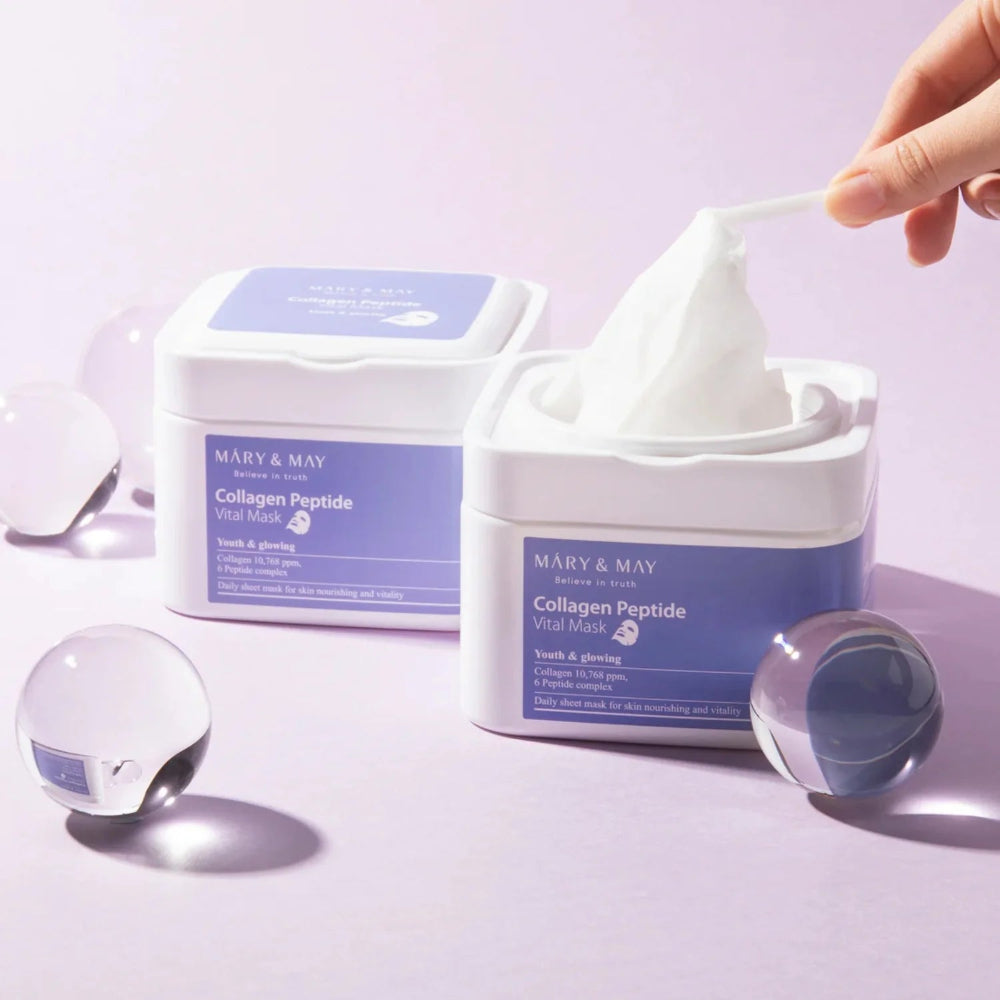 Mary&May - Collagen Peptide Vital Mask (30 Pcs)