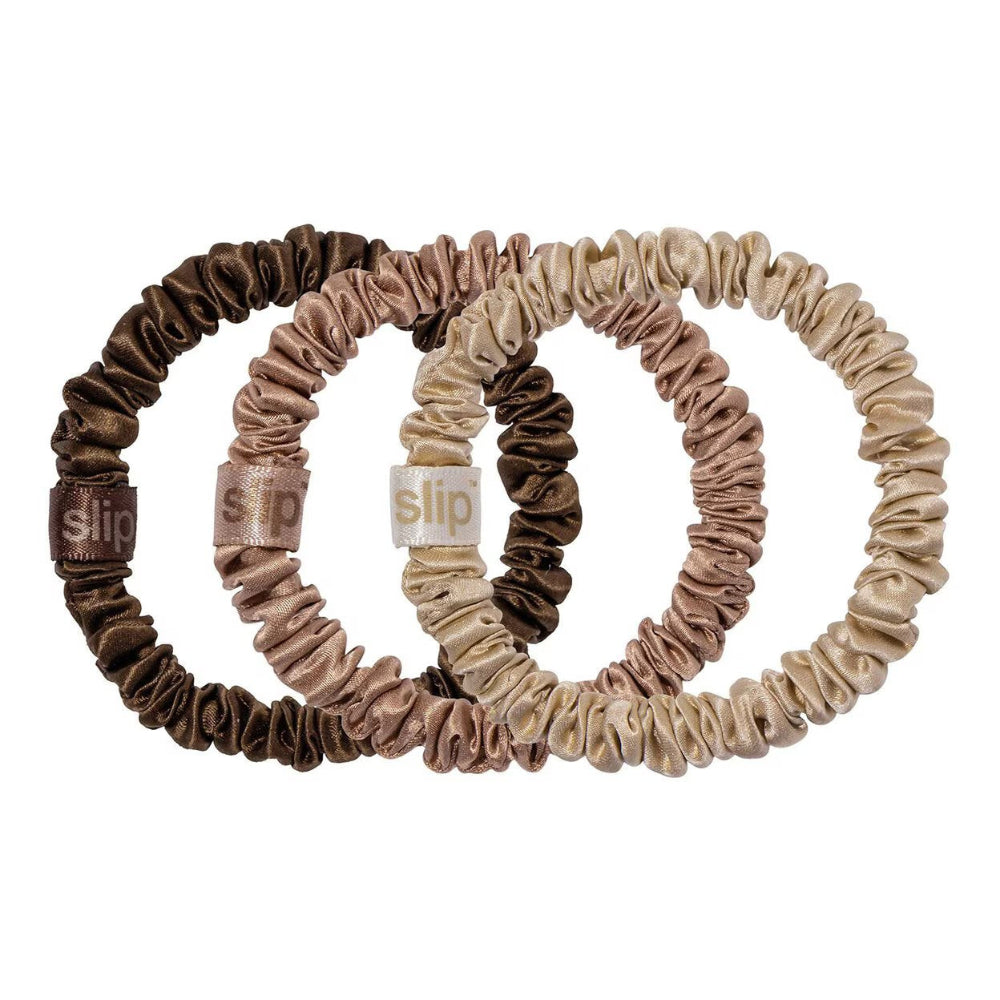Slip Skinny Scrunchie Trio neutrals trio