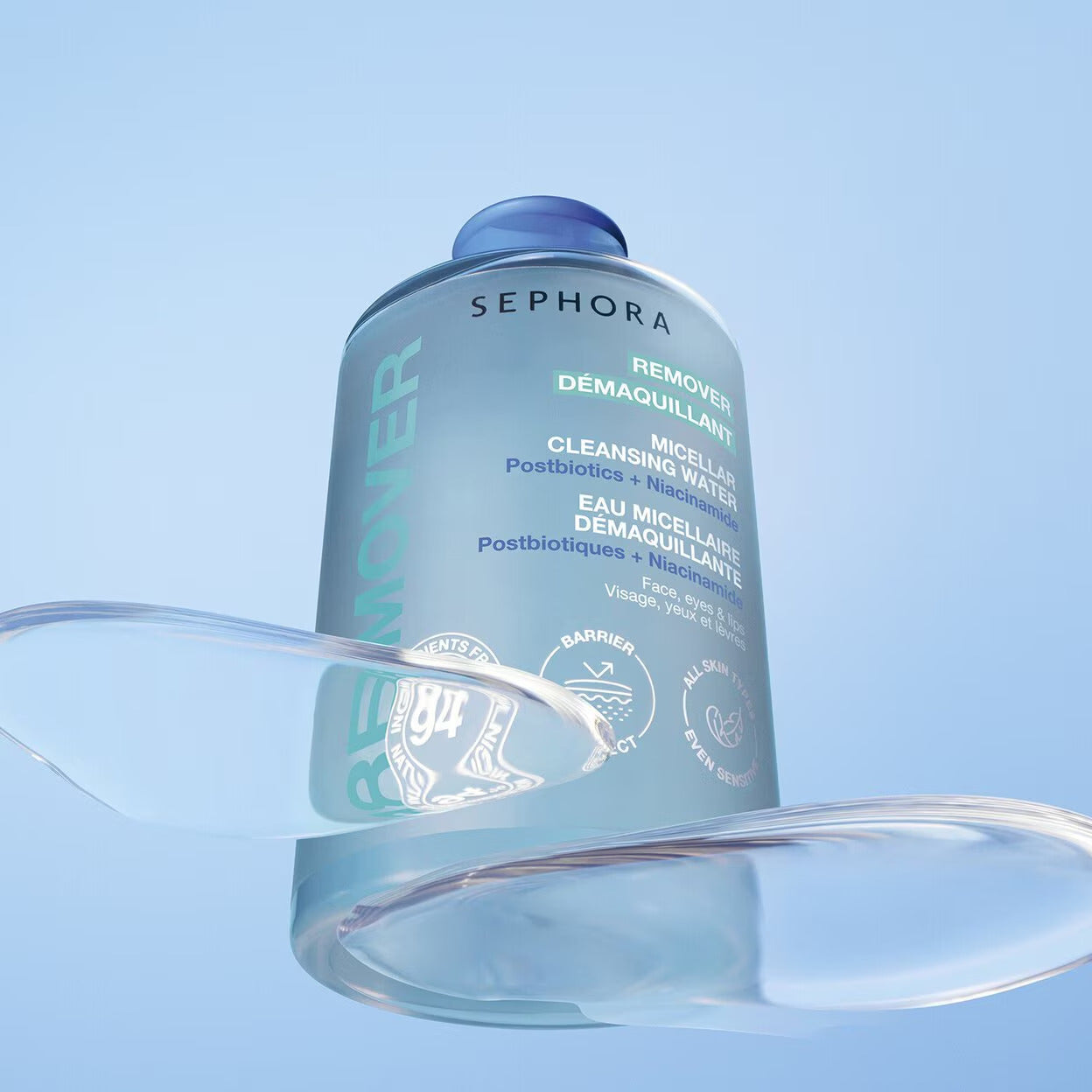 Micellar Cleansing Water – Removes Makeup + Protects